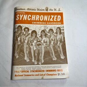 Amateur Athletic Union of the US Official Synchronized Swimming Handbook 1967